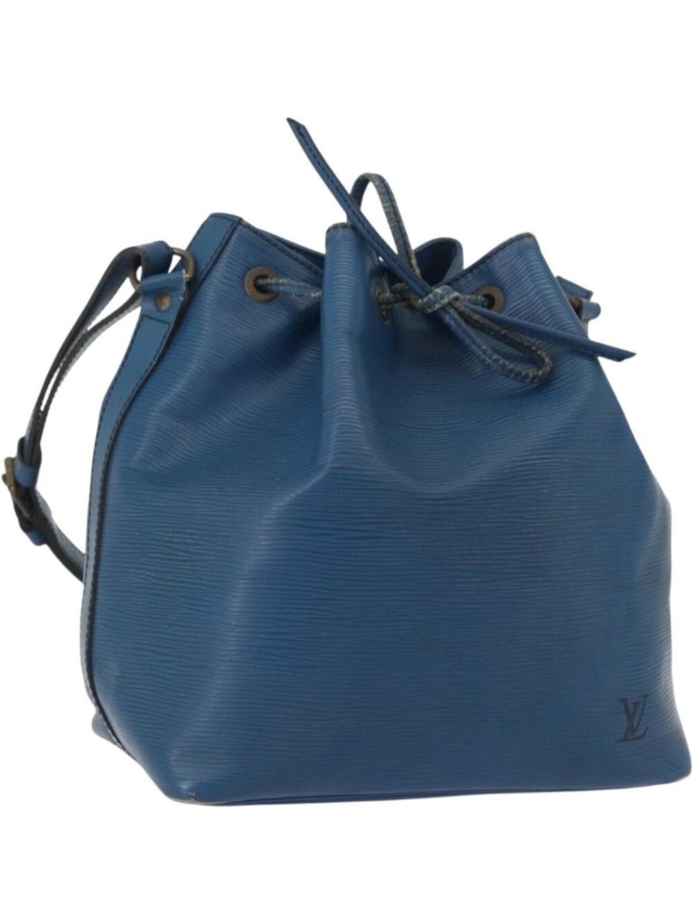 LOUIS VUITTON Epi Petit Noe Shoulder Bag Blue M44105